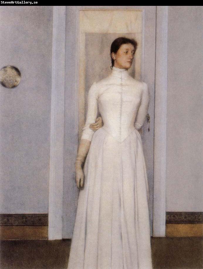 Claude Monet Portrait of Marguerite Khnopff